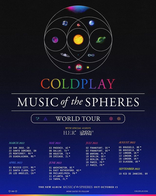 Coldplay Tour