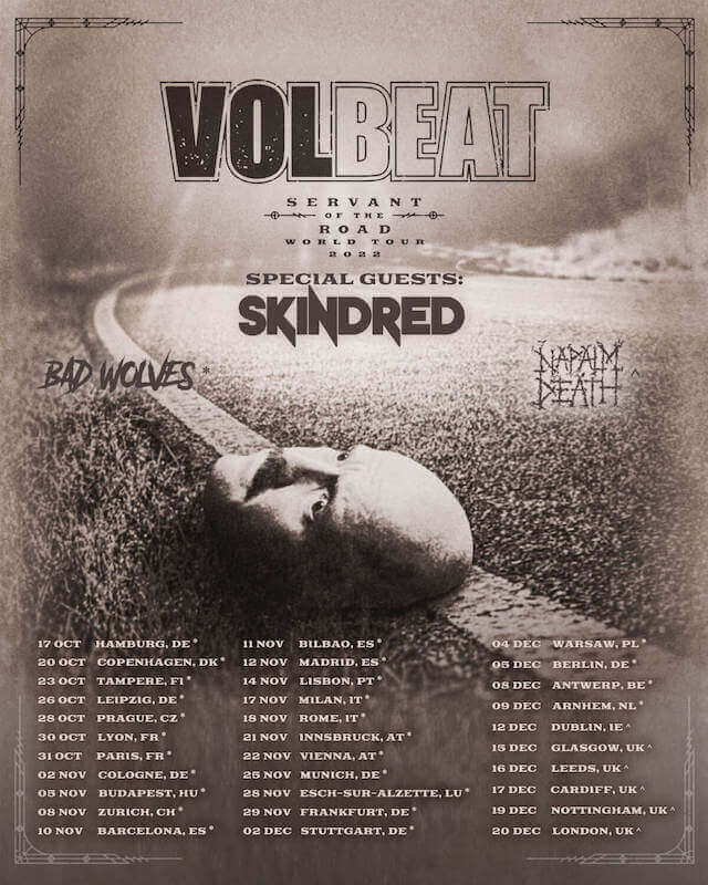 Volbeat Tour