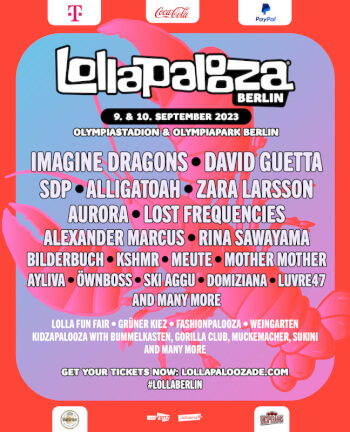 Lollapalooza Festival Berlin 2023 Artwork