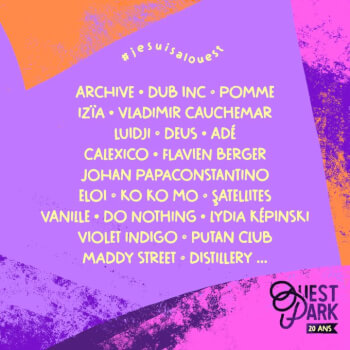 Ouest Park Festival 2023 Artwork