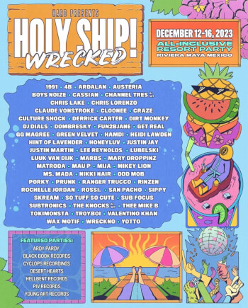 Holy Ship! Festival 2023 Artwork