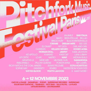 Pitchfork Music Festival Paris 2023 Artwork