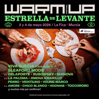 Warm Up Estrella de Levante Festival 2024 Artwork