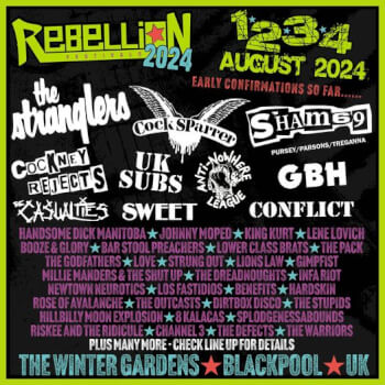Rebellion Festival 2024 Artwork