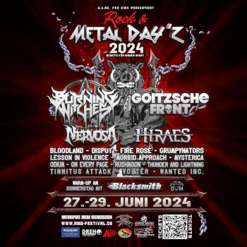 Rock & Metal Dayz Festival 2024 Artwork