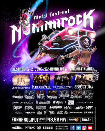 Nummirock Metal Festival 2022 Artwork