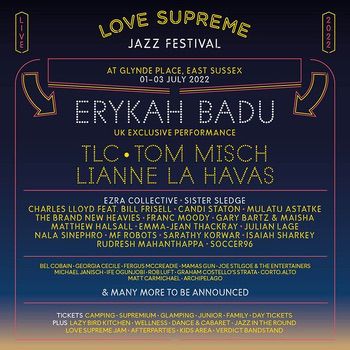 Love Supreme Jazz Festival 2022 Artwork
