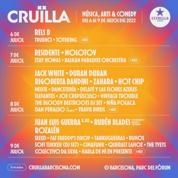 Festival Cruïlla Barcelona 2022 Artwork