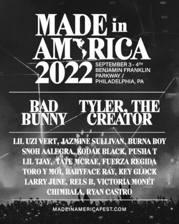 Made In America Fest 2022 Artwork