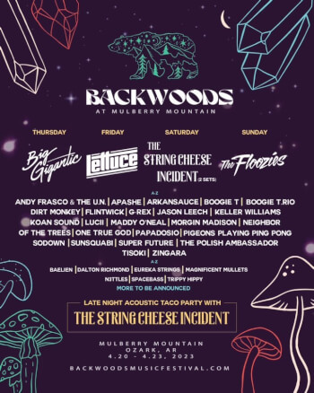 Backwoods Music Festival 2023 Artwork