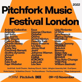 Pitchfork Music Festival London 2022 Artwork