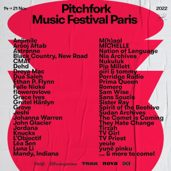 Pitchfork Music Festival Paris 2022 Artwork