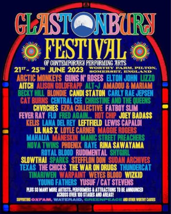 Glastonbury Festival 2023 Artwork