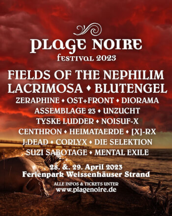 Plage Noire Festival 2023 Artwork