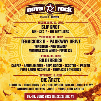 Nova Rock Festival 2023 Artwork