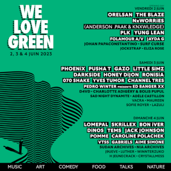 We Love Green Festival 2023 Artwork