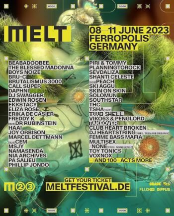 Melt! Festival 2023 Artwork