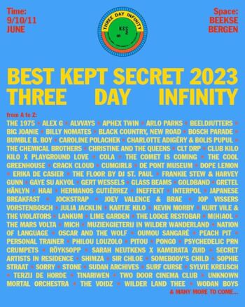 Best Kept Secret Festival 2023 Artwork