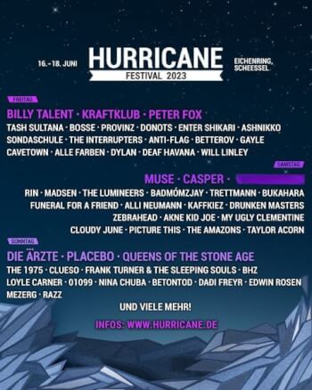 Hurricane Festival 2023 Artwork