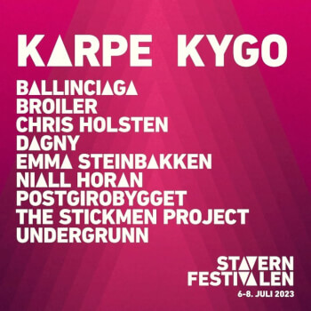 Stavernfestivalen 2023 Artwork