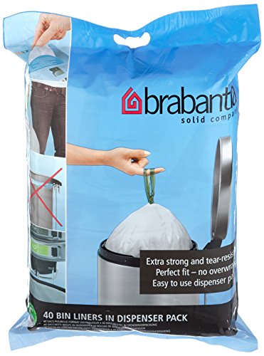 Brabantia Müllbeutel-Spenderpackung, 30 Liter, 40 Stück