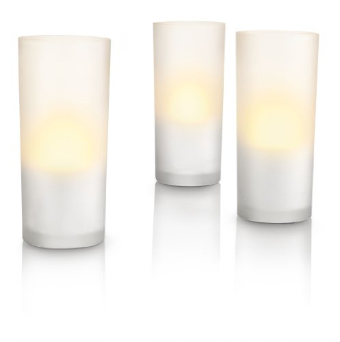 PHILIPS myLightAccent, CandleLights CandleLightsWhite 3 set mit 6W, inklusive Leuchtmittel, 3-flammig 6910860PH