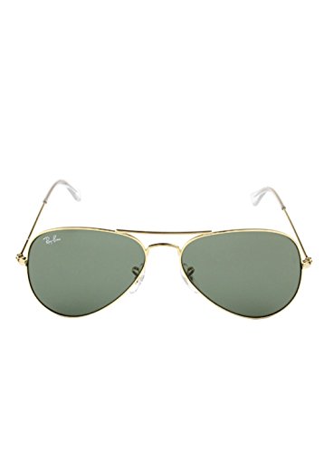 Ray-Ban Unisex Sonnenbrille Aviator Large Metal RB3025, Gr. 55 (Small), Gold (W3234 Gold)
