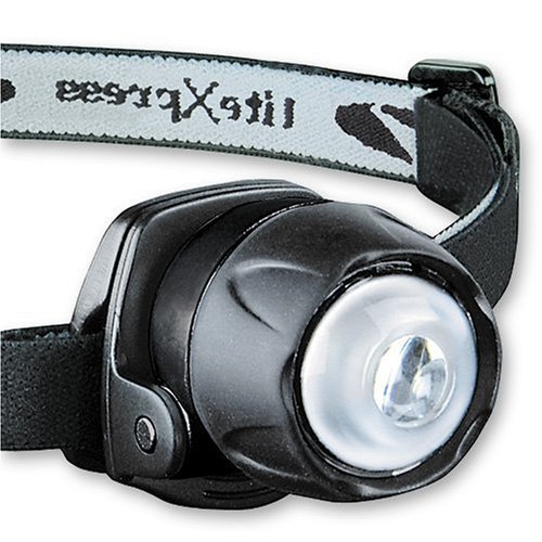 LiteXpress Liberty 105 schwarz, Kopflampe/Stirnlampe, 1 LED Nichia ø 5mm (Standard), Clip