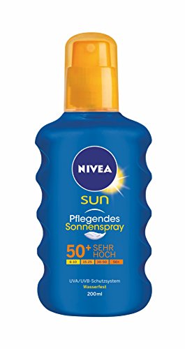 Nivea Sun Pflegendes Sonnenspray LSF 50+, 1er Pack (1 x 200 ml)