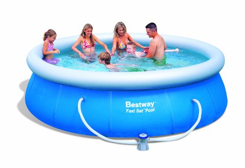 Bestway 57166 Fast Set Pool mit Filterpumpe NL, 366 x 91 cm