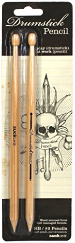 SUCK UK Drumstick-Bleistift (2er-Packung)