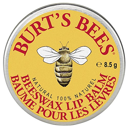 Burt's Bees 100% Natural Lip Balm Tin, Beeswax (100 % natürlicher Lippenbalsam in der traditionellen Dose), 1er Pack (1x 8.5g)