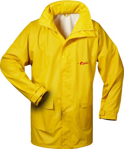 NORWAY PU Regenjacke mit Kapuze - gelb - Größe: L