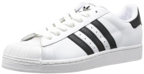 adidas Originals Superstar II, Unisex-Erwachsene Sneakers, Schwarz (White/Black), 44 EU (9.5 )