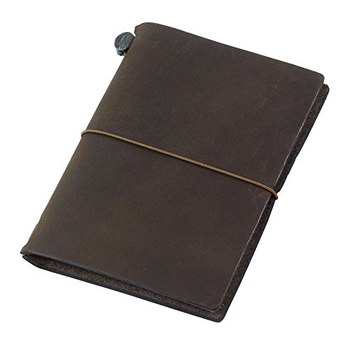 Midori Traveler's Notebook Journal Passport Size - Brown