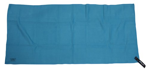 Packtowl Personal - Reise, Outdoor und Sporthandtuch - Größe L - pacific blue (türkis)