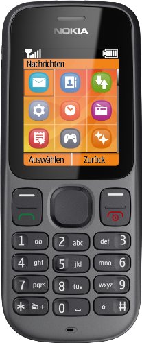 Nokia 100 Handy (4,6 cm (1,8 Zoll) Display, Radio) phantom schwarz