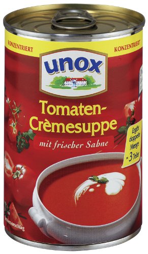 Unox Tomatencremesuppe konzentriert, 6er-Pack (6 x 800 ml)
