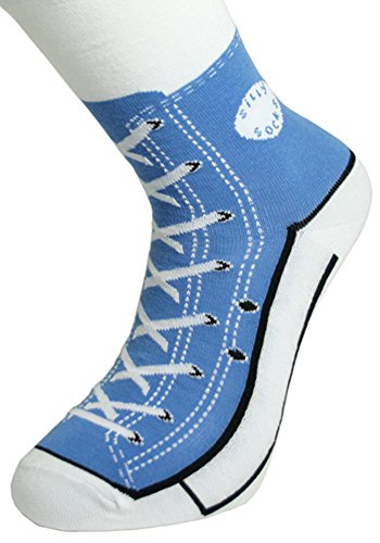 Sneaker Socken - Silly Sock - blau
