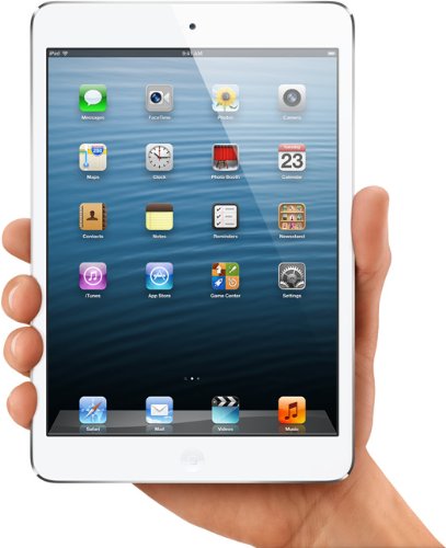 Apple MD531FD/A iPad mini 20,1 cm (7,9 Zoll) Tablet-PC (Apple A5, Touchscreen, 1GHz, 504MB RAM, 16GB Flash-Speicher, WiFi, Apple iOS) weiß