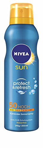 Nivea Sun Protect & Refresh Kühlendes Sonnenspray LSF 50, 1er Pack (1 x 200 ml)