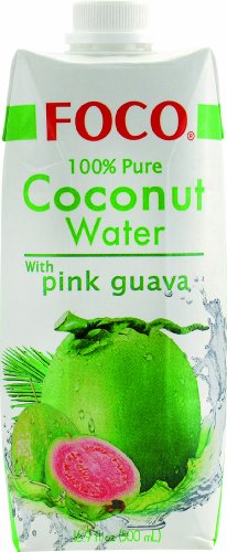Foco Kokosnusswasser, Guave, pink, 12er Pack (12 x 500 ml)