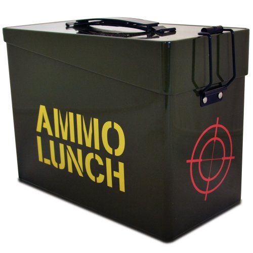 Fizz Creations Lunch-Box mit Motiv Ammo Lunch, Grün, 1 Stück