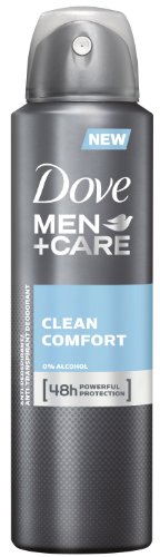 Dove Men+Care Clean Comfort Deospray, 3er-Pack (3 x 150 ml)