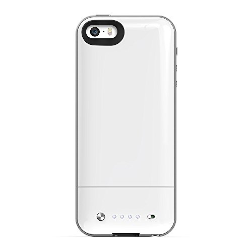 Mophie Raum-Pack-Batterie-Kasten mit 32 GB Speicher in Gebaut für iPhone5/5s in Weiß - MFi zugelassen