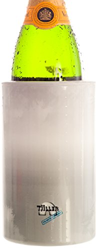 Tjiller Weinkühler, 11,5 x 18,5 cm, Aluminium, Styropor, natürliches Gel