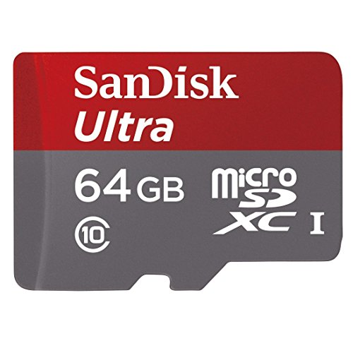 SanDisk Ultra microSDXC Class 10 64GB Speicherkarte inkl. SD-Adapter