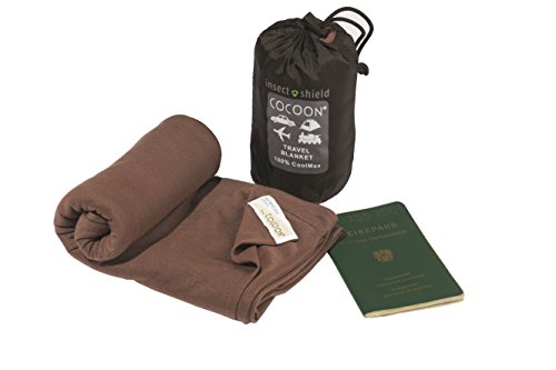 Cocoon Insect Shield CoolMax Travel Blanket kalahari brown