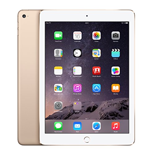 Apple MH0W2FD/A iPad Air 2 WiFi 24,6 cm (9,7 Zoll) Tablet-PC (ARM Prozessor, 3,5GHz, 2GB RAM, 16GB HDD, Mac OS, Touchscreen) gold
