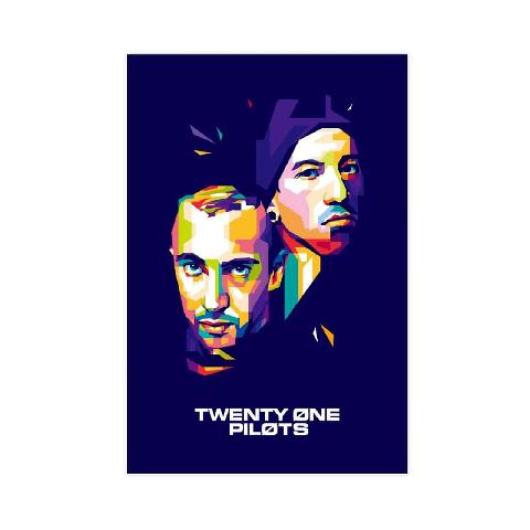 Twenty One Pilots Pop Art Poster